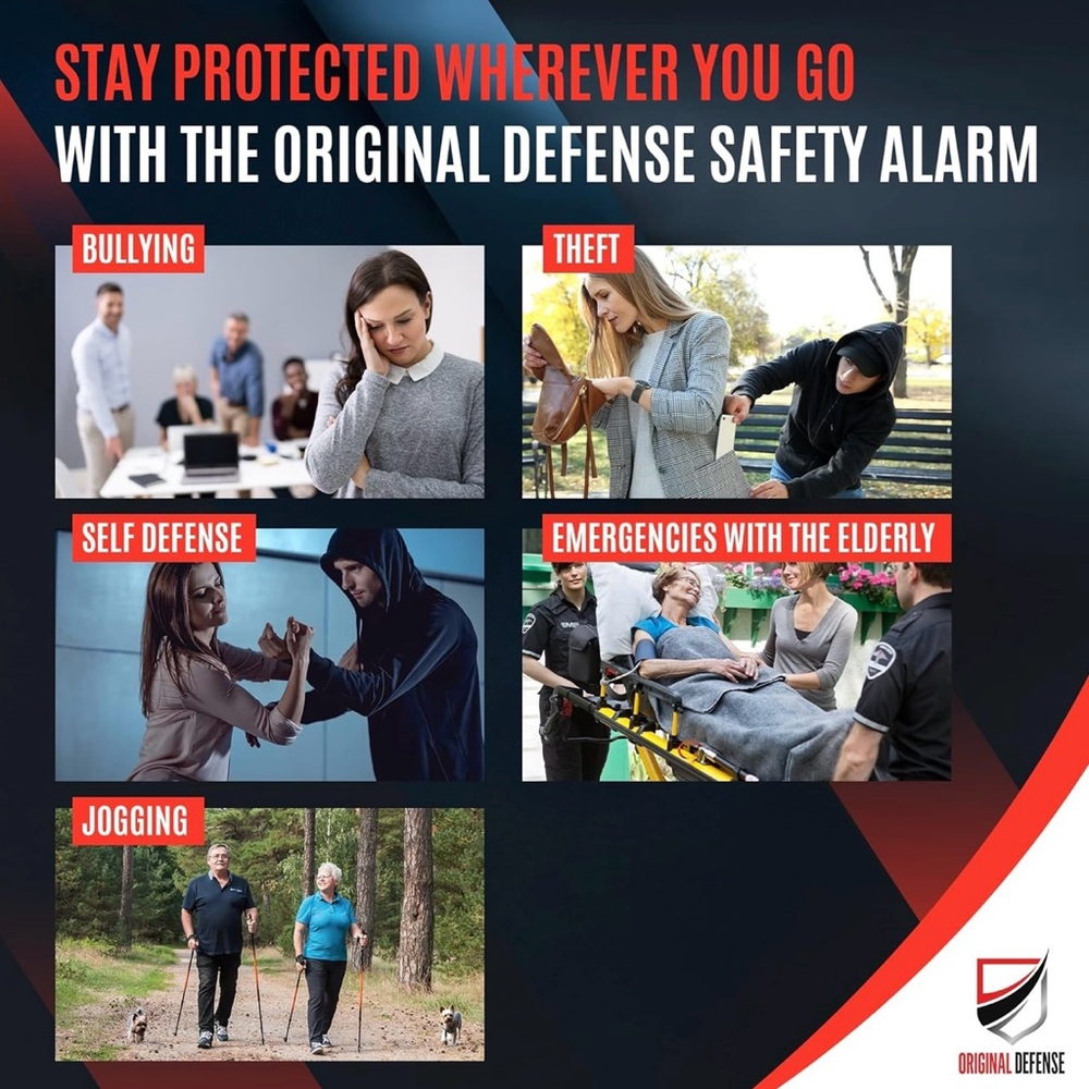Original Defense Personal Alarm with LED Light - Picture 5 of 5